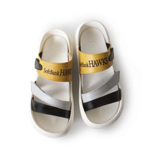 画像をギャラリービューアに読み込む, リゲッタカヌー 福岡ソフトバンクホークス 3本ベルトサンダル RegettaCanoe 野球 LVW616 BCBF5137SH メンズ