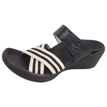 画像をギャラリービューアに読み込む, リゲッタカヌー ストライプクロスベルトサンダル RegettaCanoe LVW035z CJLW5503a レディース