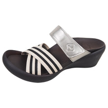 画像をギャラリービューアに読み込む, リゲッタカヌー ストライプクロスベルトサンダル RegettaCanoe LVW035z CJLW5503a レディース