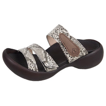 画像をギャラリービューアに読み込む, リゲッタカヌー 単色3本ベルトサンダル RegettaCanoe CJEG5223a LVW104 レディース