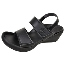 画像をギャラリービューアに読み込む, リゲッタカヌー ローウェッジヒール ダブルベルクロストラップサンダル RegettaCanoe lvw113 CJLW5522a CJLW5537 レディース