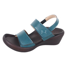 画像をギャラリービューアに読み込む, リゲッタカヌー ローウェッジヒール ダブルベルクロストラップサンダル RegettaCanoe lvw113 CJLW5522a CJLW5537 レディース