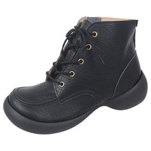 画像をギャラリービューアに読み込む, リゲッタカヌー ブーツ RegettaCanoe サイドジップ レースアップ ショート丈 エッグ ヒール 日本製 LVW128 CJES6108 レディース