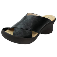 画像をギャラリービューアに読み込む, リゲッタカヌー サンダル RegettaCanoe ミュール つっかけ ウェッジソール クロスベルト 日本製 LVW186 CJFH806 レディース
