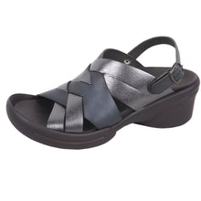 画像をギャラリービューアに読み込む, リゲッタ 手染め編み込みベルトサンダル Re:getA SMS205 R2688 レディース