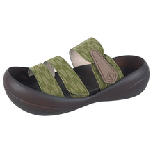 画像をギャラリービューアに読み込む, リゲッタカヌー 青海波模様 3本ベルトサンダル RegettaCanoe SMS012 CJBF5170 メンズ