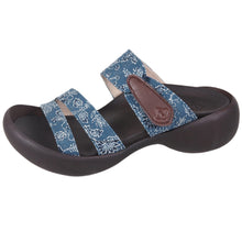 画像をギャラリービューアに読み込む, リゲッタカヌー 小菊柄3本ベルトサンダル RegettaCanoe CJEG5254 LVW310 レディース