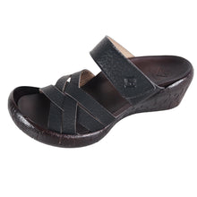 画像をギャラリービューアに読み込む, リゲッタカヌー 編み込みデザインウェッジミュールサンダル RegettaCanoe LVW407 CJLW4504 レディース