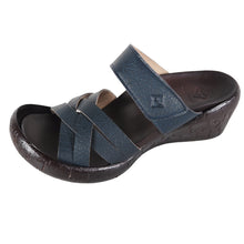 画像をギャラリービューアに読み込む, リゲッタカヌー 編み込みデザインウェッジミュールサンダル RegettaCanoe LVW407 CJLW4504 レディース