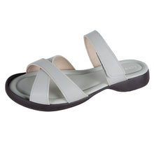 画像をギャラリービューアに読み込む, リゲッタカヌー クロスベルトベルクロフラットサンダル RegettaCanoe LVW455 CJSL1706 レディース