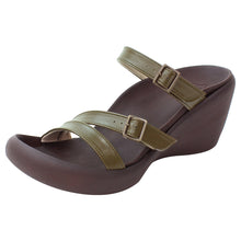 画像をギャラリービューアに読み込む, リゲッタカヌー ハイウエッジヒール 2バックルサンダル Regettacanoe LVW548 CJHW5614 レディース