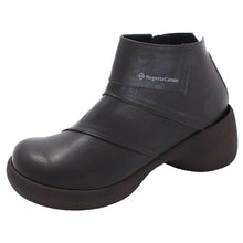 画像をギャラリービューアに読み込む, リゲッタカヌー ブロックヒール デザインショートブーツ RegettaCanoe LVW550 CJBK905 レディース