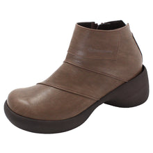 画像をギャラリービューアに読み込む, リゲッタカヌー ブロックヒール デザインショートブーツ RegettaCanoe LVW550 CJBK905 レディース