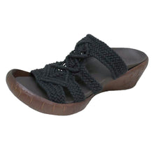 画像をギャラリービューアに読み込む, リゲッタカヌー ウェッジヒール 編み込みニットサンダル RegettaCanoe lvw605 CJLW4510 レディース