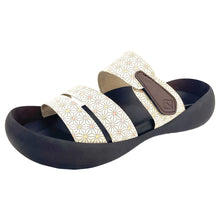 画像をギャラリービューアに読み込む, リゲッタカヌー 麻の葉柄3本ベルトサンダル RegettaCanoe LVW606 CJMB2509 メンズ