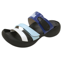 画像をギャラリービューアに読み込む, リゲッタカヌー 横浜DeNAベイスターズ 3本ベルトサンダル RegettaCanoe 野球 LVW612 BCEG5224DB レディース