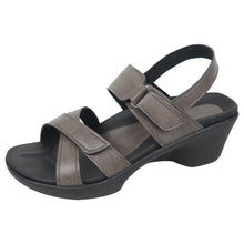 画像をギャラリービューアに読み込む, リゲッタ アシンメトリーウェッジクロスベルトサンダル Re:getA SMS022 R281 レディース