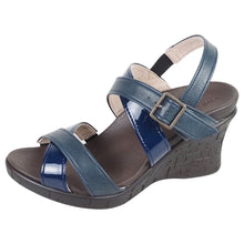 画像をギャラリービューアに読み込む, リゲッタ コルク調ウェッジソール ストラップ サンダル Re:getA SMS044 RGJ1600 レディース