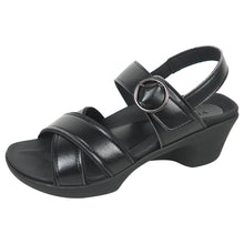 画像をギャラリービューアに読み込む, リゲッタ Re:getA ナースシューズ ナース サンダル ヒール アシンメトリー オフィス クロス ベルト ストラップ ワーク 日本製 SMS057 RW1003 レディース