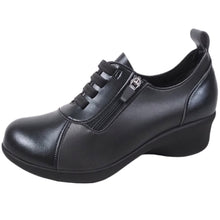 画像をギャラリービューアに読み込む, リゲッタ サイドジップ ゴムひもレースアップシューズ Re:getA R2164 SMS159 レディース