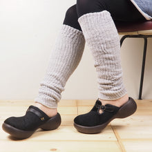 画像をギャラリービューアに読み込む, KinoKoto レッグウォーマーロング 約52cm 絹に炭を塗布した足用ロングあたたかサポーター asc002 レディース メンズ