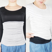 画像をギャラリービューアに読み込む, KinoKoto ウエストウォーマー 腹巻  絹に炭を塗布したおなか用あたたかサポーター  asc003 レディース メンズ