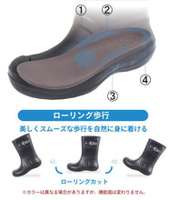 画像をギャラリービューアに読み込む, リゲッタカヌー レインブーツ RegettaCanoe LVW574 CCRB001 レディース