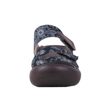 画像をギャラリービューアに読み込む, リゲッタカヌー 小菊柄3本ベルトサンダル RegettaCanoe CJEG5254 LVW310 レディース