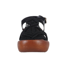 画像をギャラリービューアに読み込む, リゲッタカヌー マクラメ編みバックストラップサンダル RegettaCanoe LVW632 CJBH3010 レディース