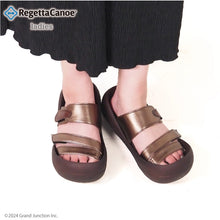 画像をギャラリービューアに読み込む, リゲッタカヌー 3本ベルトサンダル RegettaCanoe LVW015 CJBF5148/CJBF5149 レディース