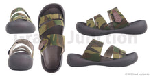 画像をギャラリービューアに読み込む, リゲッタカヌー ビッグフットライト 迷彩柄3本ベルトサンダル RegettaCanoe lvw092 CJMB2508 メンズ