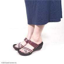 画像をギャラリービューアに読み込む, リゲッタカヌー ストライプクロスベルトサンダル RegettaCanoe LVW035z CJLW5503a レディース