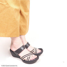 画像をギャラリービューアに読み込む, リゲッタカヌー ストライプクロスベルトサンダル RegettaCanoe LVW035z CJLW5503a レディース