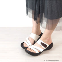 画像をギャラリービューアに読み込む, リゲッタカヌー 単色3本ベルトサンダル RegettaCanoe CJEG5223a LVW104 レディース