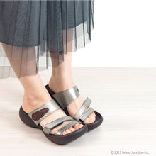 画像をギャラリービューアに読み込む, リゲッタカヌー 単色3本ベルトサンダル RegettaCanoe CJEG5223a LVW104 レディース