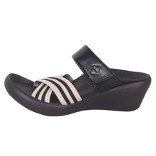 画像をギャラリービューアに読み込む, リゲッタカヌー ストライプクロスベルトサンダル RegettaCanoe LVW035z CJLW5503a レディース