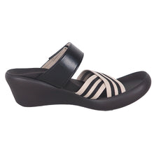 画像をギャラリービューアに読み込む, リゲッタカヌー ストライプクロスベルトサンダル RegettaCanoe LVW035z CJLW5503a レディース