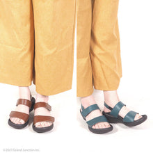 画像をギャラリービューアに読み込む, リゲッタカヌー ローウェッジヒール ダブルベルクロストラップサンダル RegettaCanoe lvw113 CJLW5522a CJLW5537 レディース