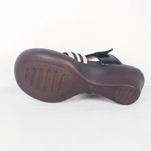 画像をギャラリービューアに読み込む, リゲッタカヌー ストライプクロスベルトサンダル RegettaCanoe LVW035z CJLW5503a レディース