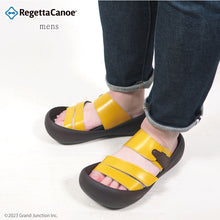 画像をギャラリービューアに読み込む, リゲッタカヌー ビッグフットソール 単色3本ベルトサンダル RegettaCanoe lvw116 CJBF5137 メンズ