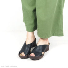 画像をギャラリービューアに読み込む, リゲッタカヌー サンダル RegettaCanoe ミュール つっかけ ウェッジソール クロスベルト 日本製 LVW186 CJFH806 レディース