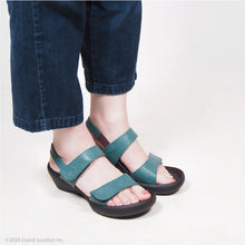 画像をギャラリービューアに読み込む, リゲッタカヌー Wベルクロストラップサンダル幅広4E 5E RegettaCanoe LVW296 CJLW5512(4E)/ CJLW5513(5E) レディース