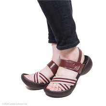 画像をギャラリービューアに読み込む, リゲッタカヌー ストライプゴムベルトベルクロサンダル RegettaCanoe LVW302 CJEG5238a レディース