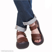 画像をギャラリービューアに読み込む, リゲッタカヌー ビッグフットソール 3本ベルトストラップサンダル RegettaCanoe LVW304 CJBF5178 メンズ