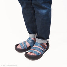 画像をギャラリービューアに読み込む, リゲッタカヌー 麻の葉柄3本ベルトサンダル RegettaCanoe LVW606 CJMB2509 メンズ