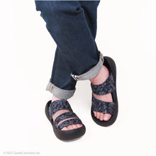 画像をギャラリービューアに読み込む, リゲッタカヌー 麻の葉柄3本ベルトサンダル RegettaCanoe LVW606 CJMB2509 メンズ