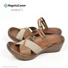 画像をギャラリービューアに読み込む, リゲッタカヌー 2wayデザインウェッジサンダル RegettaCanoe LVW409 CJLW4507a CJFW3514 レディース