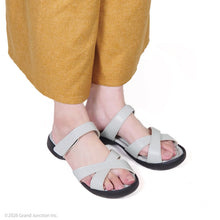 画像をギャラリービューアに読み込む, リゲッタカヌー クロスベルトベルクロフラットサンダル RegettaCanoe LVW455 CJSL1706 レディース