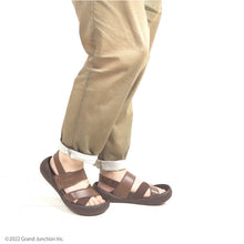 画像をギャラリービューアに読み込む, リゲッタカヌー クロスベルトゴムストラップサンダル RegettaCanoe LVW463 CJMB2502a メンズ