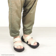 画像をギャラリービューアに読み込む, リゲッタカヌー クロスベルトゴムストラップサンダル RegettaCanoe LVW463 CJMB2502a メンズ